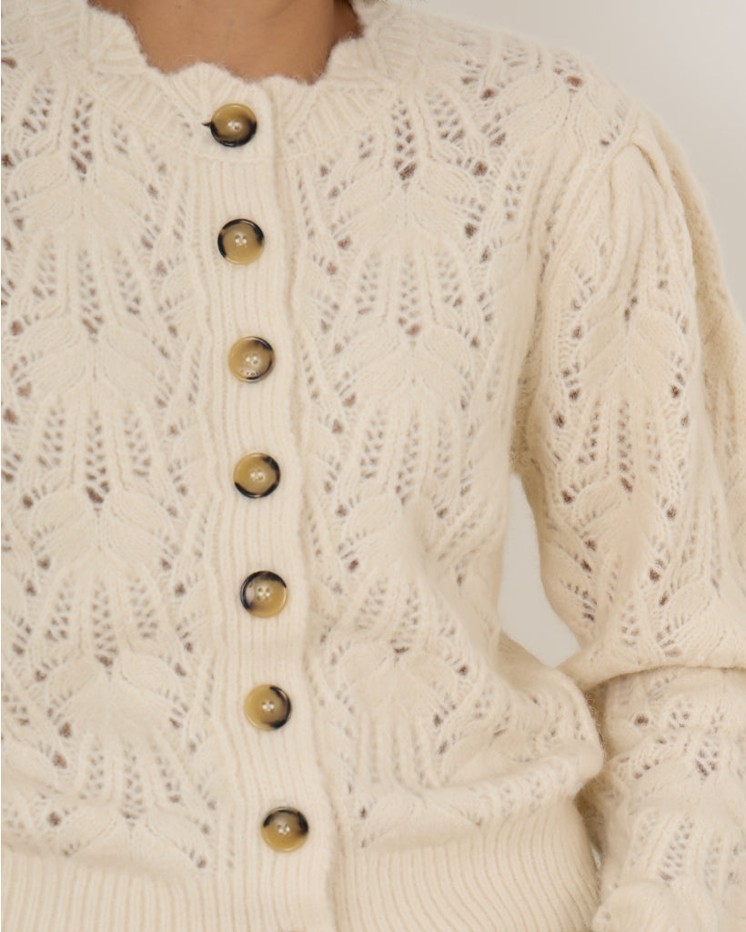 Maxine Vest in Ecru