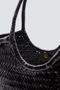 Nantuket Basket Big Bag in Black