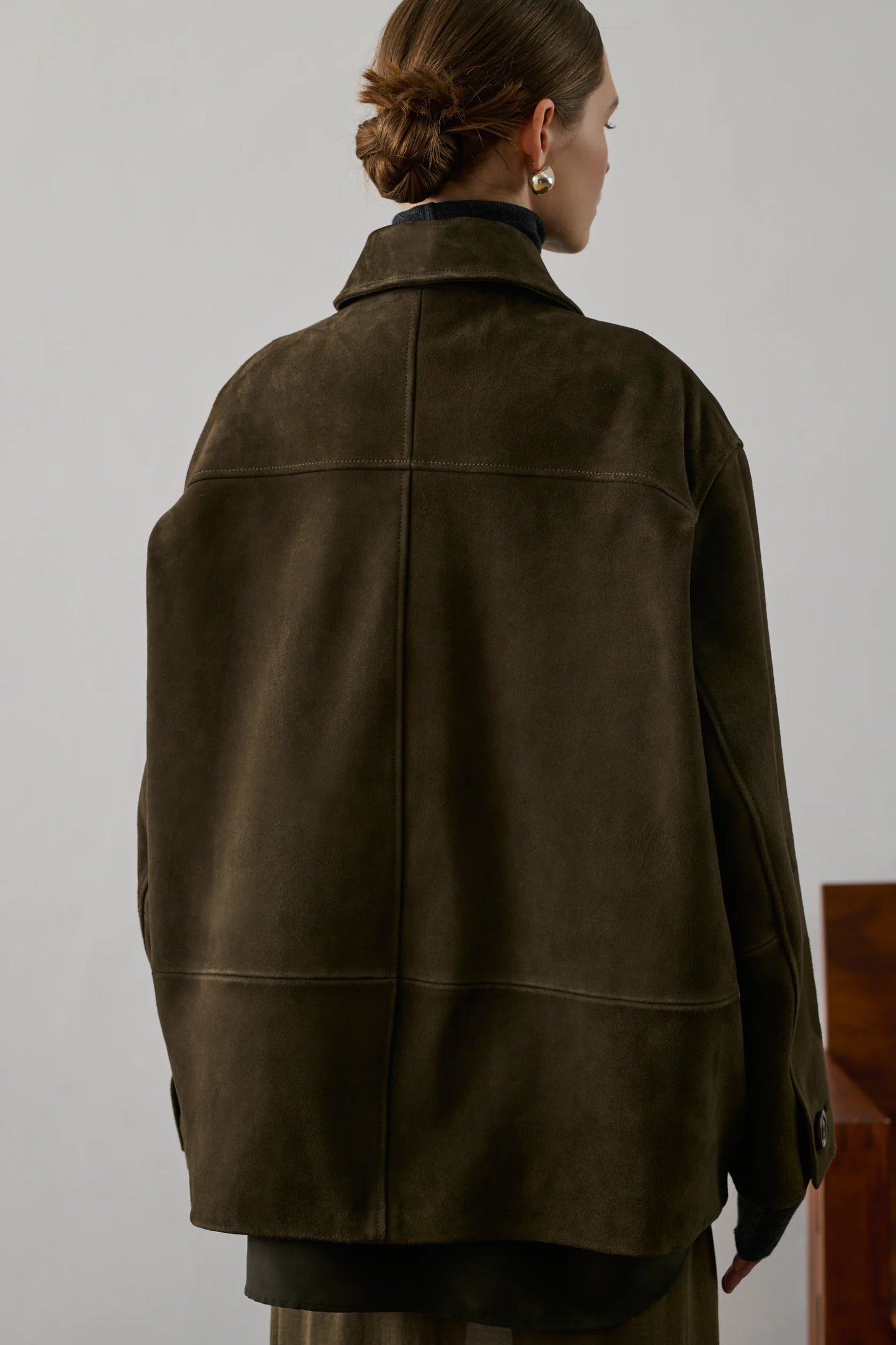 Vincenzo Jacket in Dark Khaki