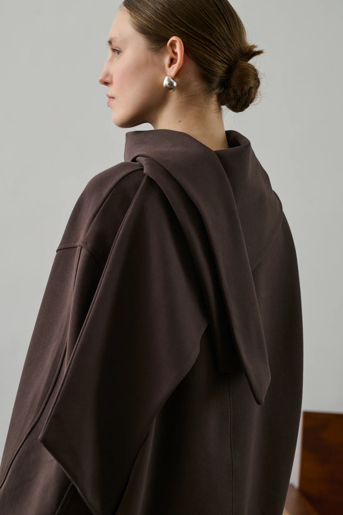 Freja jumper in Marron/Prune