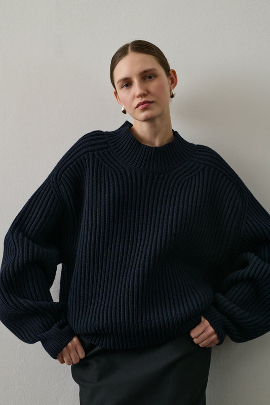 Flamand Pullover in Navy