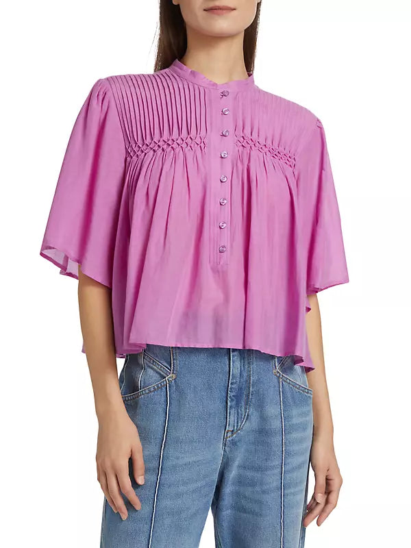 DESTINY TOP - PINK LAVENDER - ISABEL MARANT