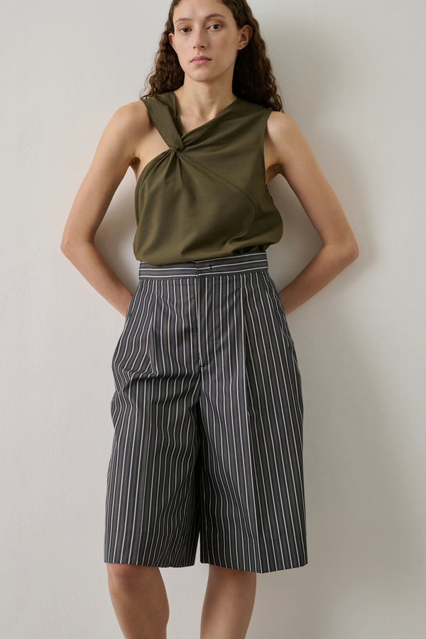 Enora Top in Khaki Green