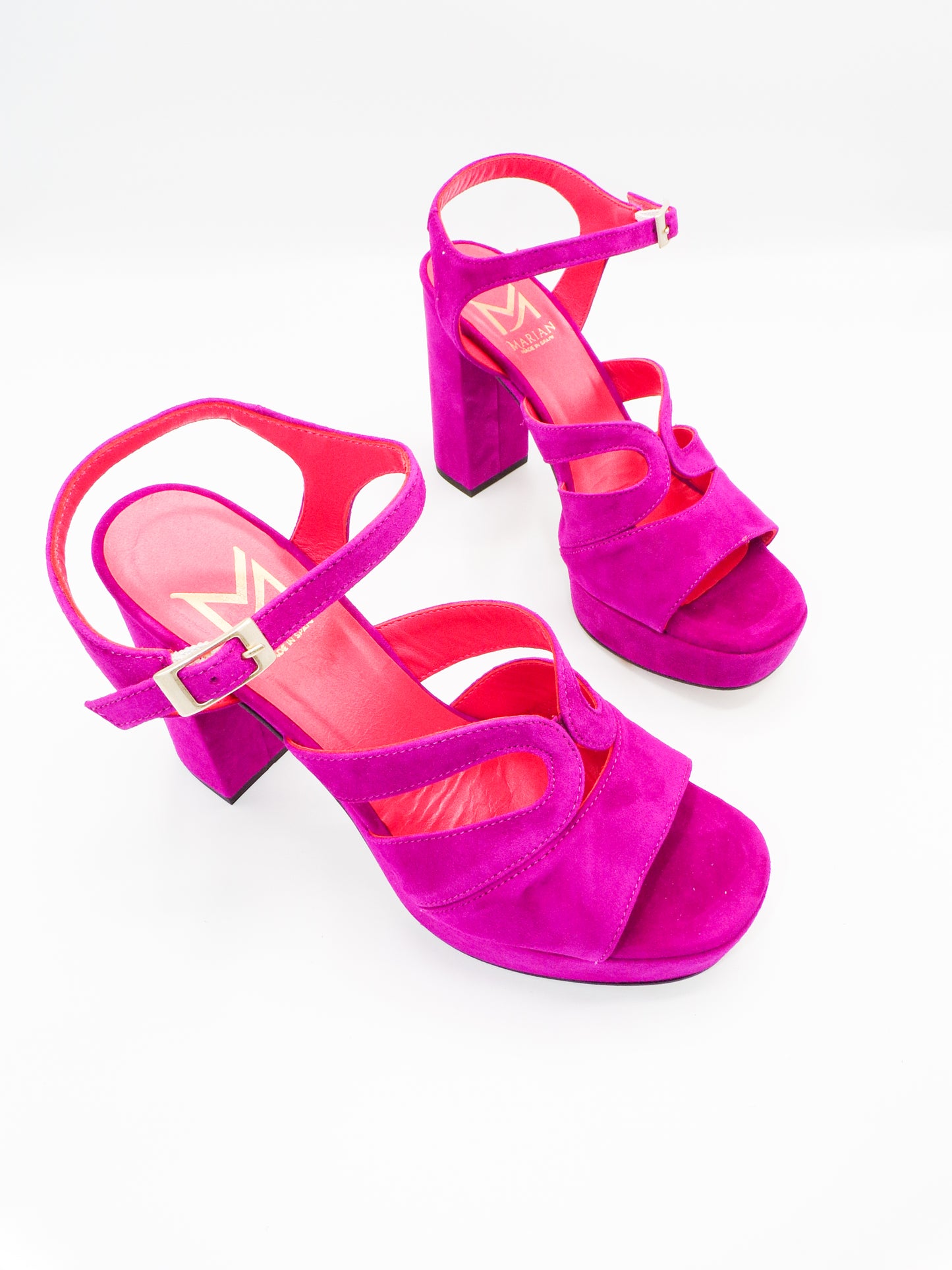 MARIAN PLATFORM SANDAL IN FUSCHIA