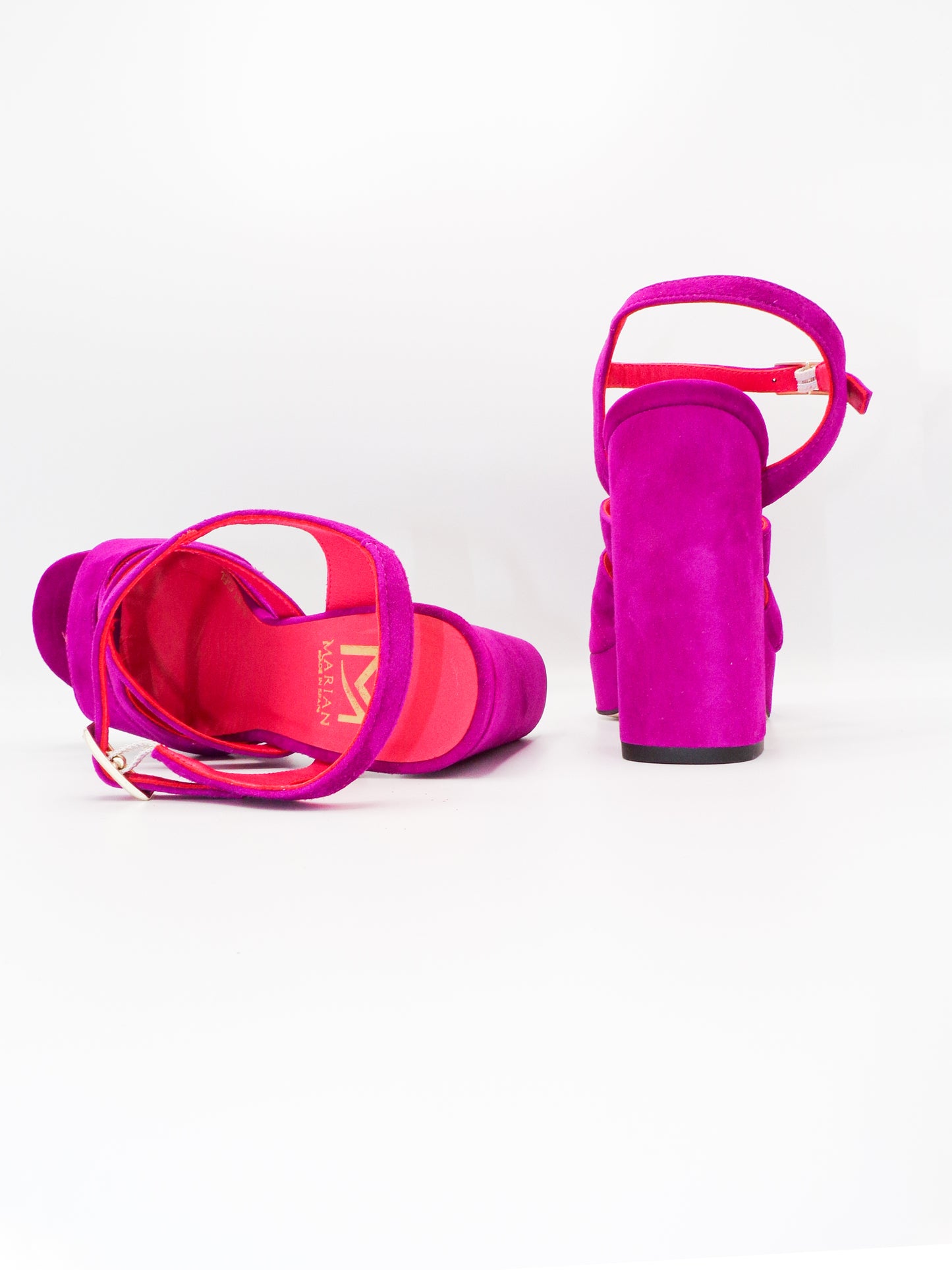 MARIAN PLATFORM SANDAL IN FUSCHIA