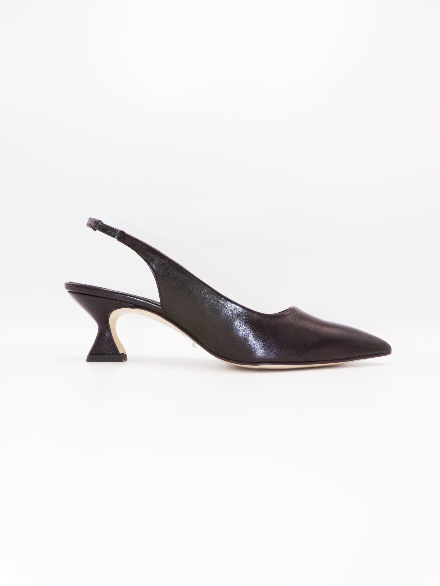 MARIAN KITTEN HEEL SLINGBACK-BLACK