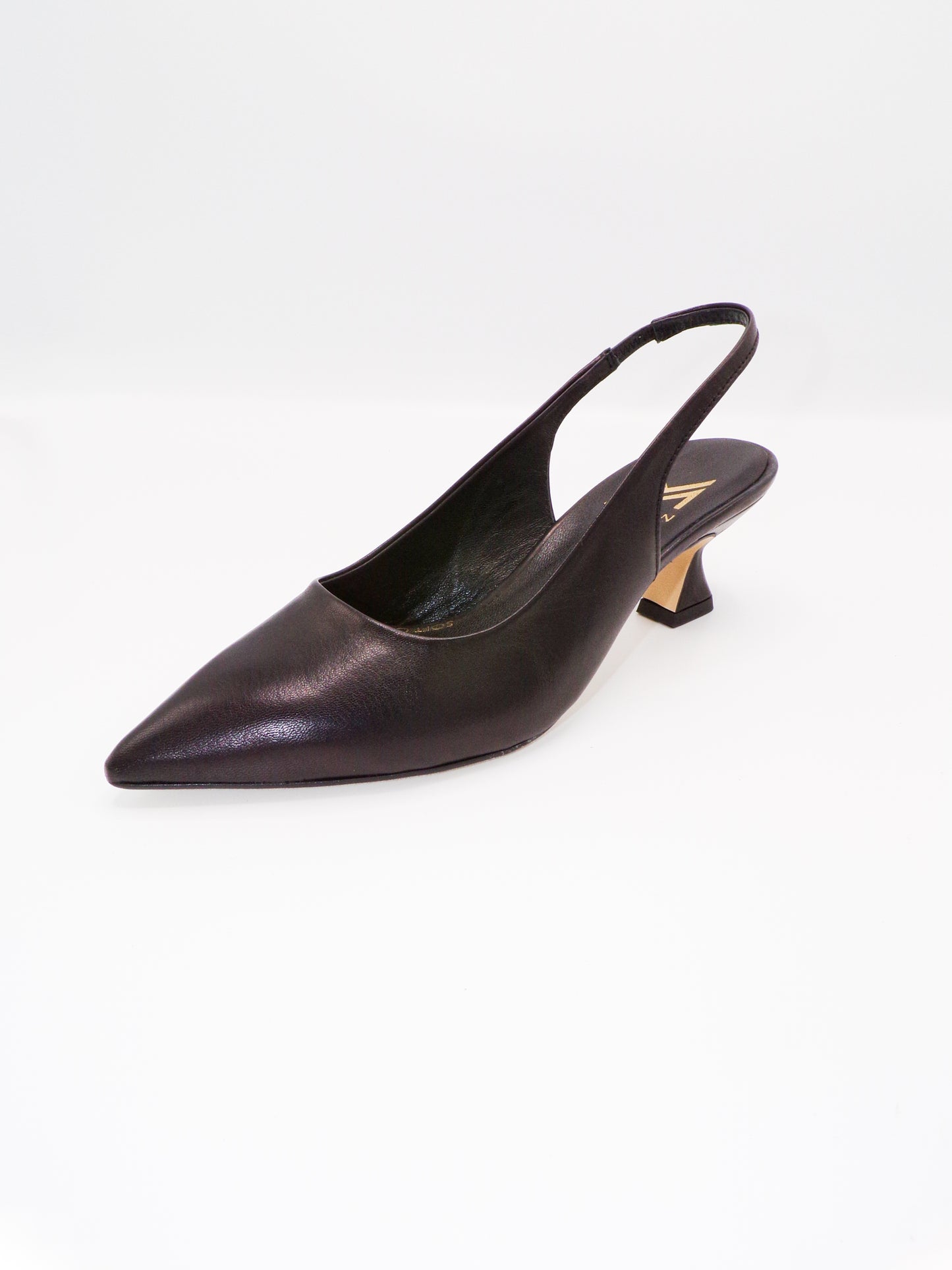 MARIAN KITTEN HEEL SLINGBACK-BLACK