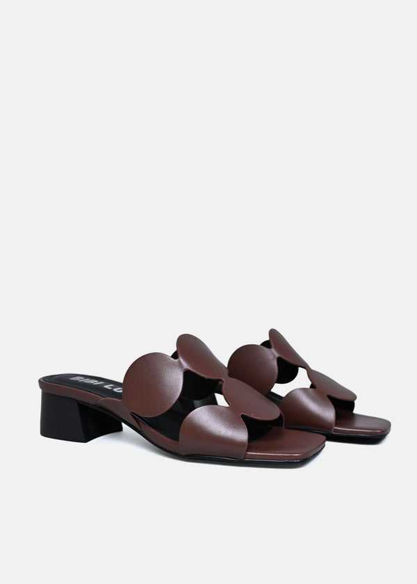 Onami Heeled Sandals in Brown