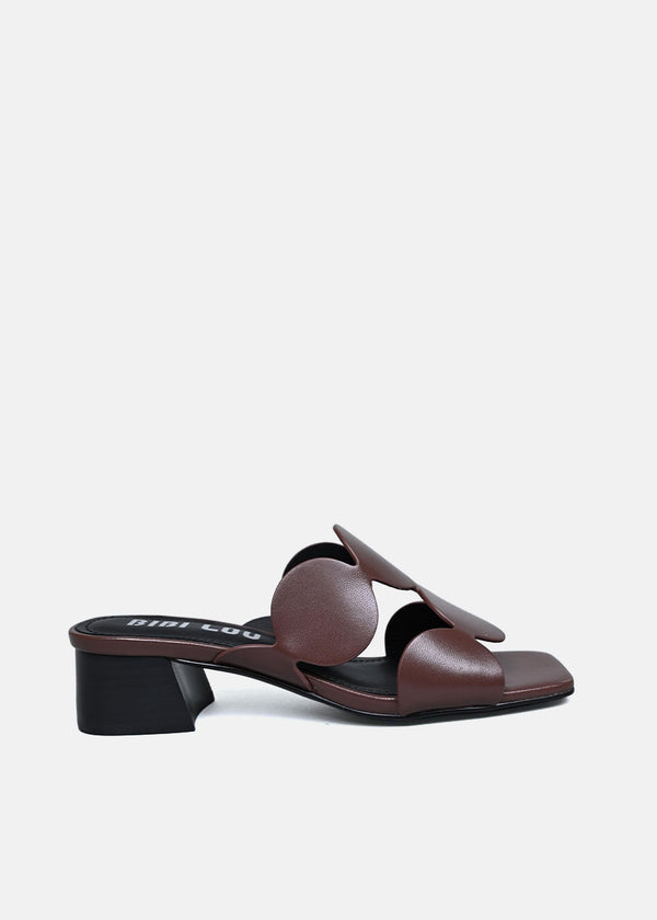 Onami Heeled Sandals in Brown