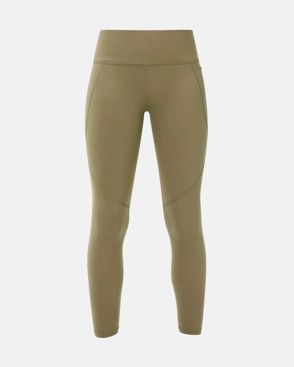 Power 7/8 Gym Leggings in Khaki Brown