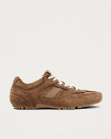 TB56 Sneakers in Suede Brown Leather