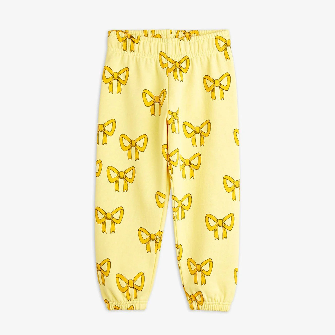 BOW SWEATPANTS YELLOW MINI RODINI FABIANI