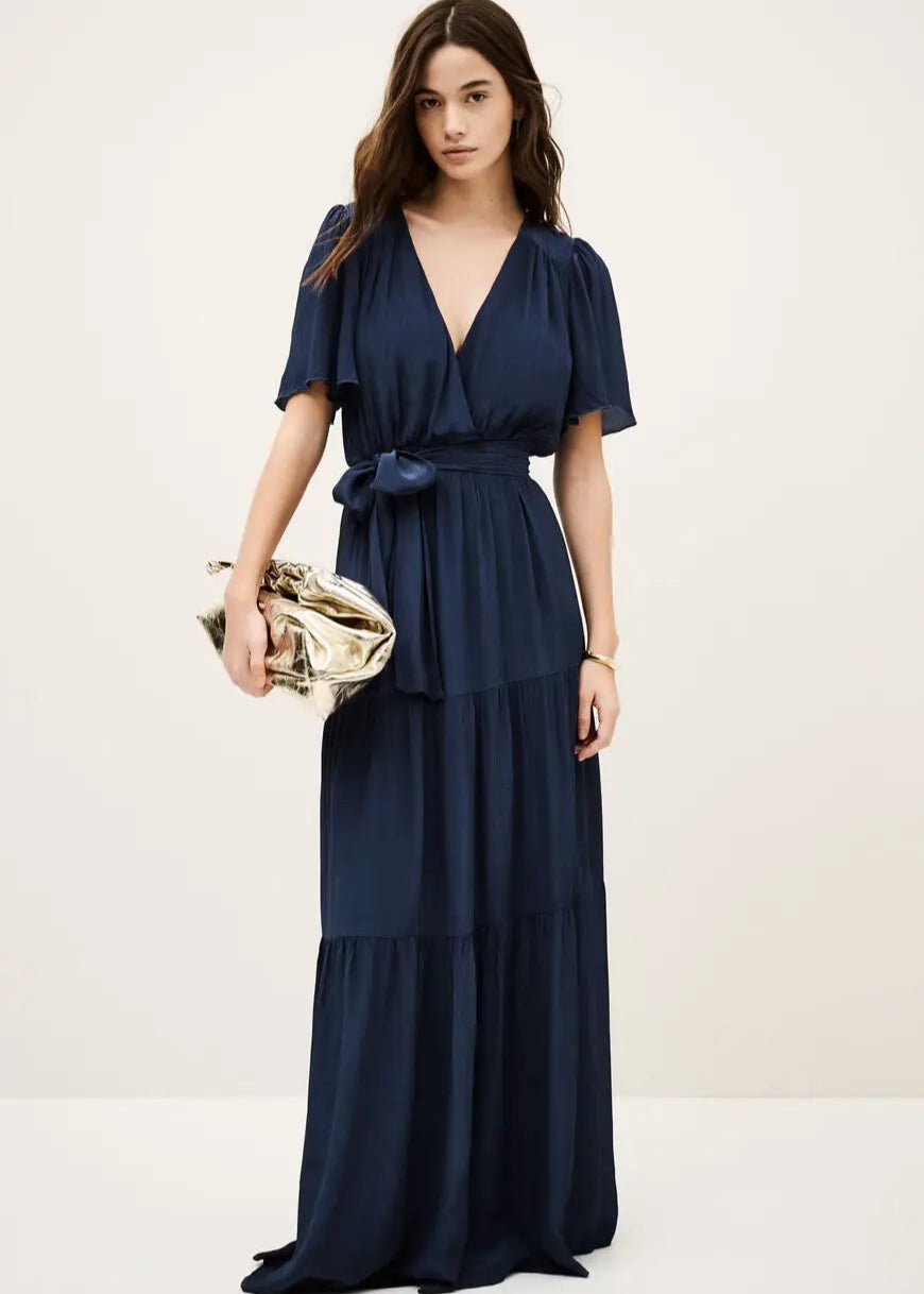 NATALIA DRESS - NAVY - BA&SH