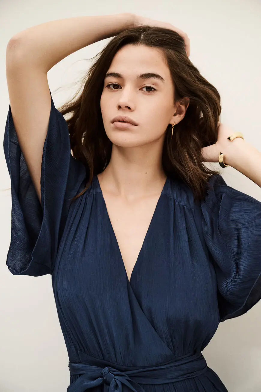 NATALIA DRESS - NAVY - BA&SH