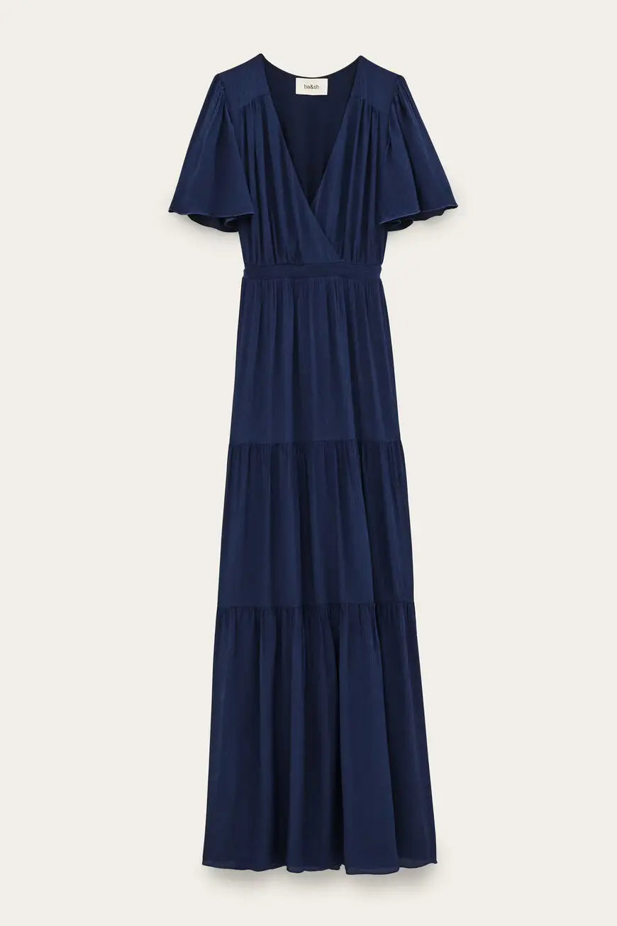 NATALIA DRESS - NAVY - BA&SH