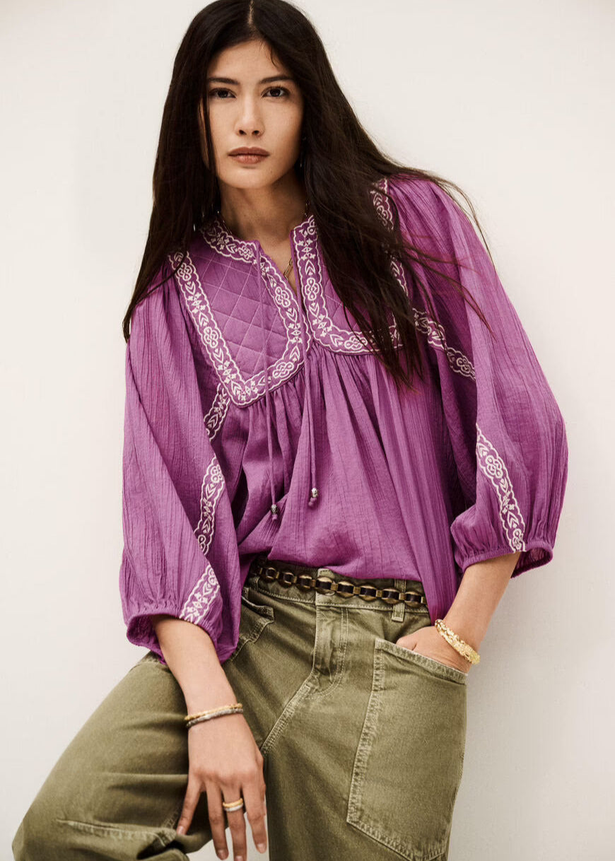 PRAVEEN BLOUSE - ROSE - BA&SH
