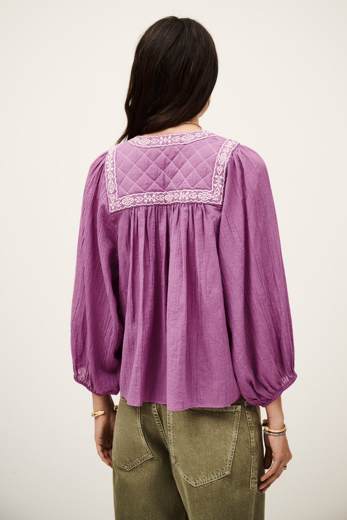 PRAVEEN BLOUSE - ROSE - BA&SH