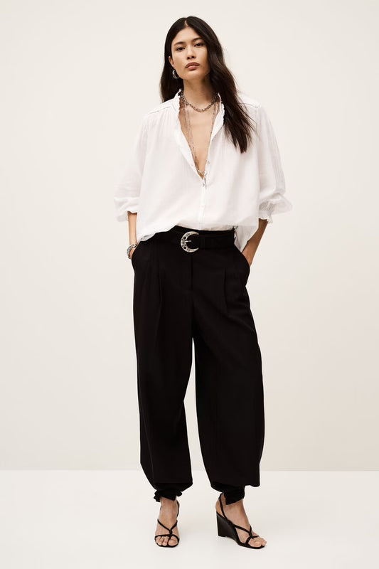 Tabbie Shirt in White