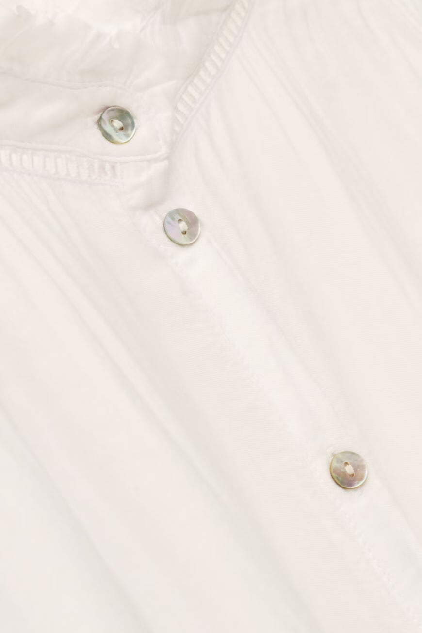 Tabbie Shirt in White