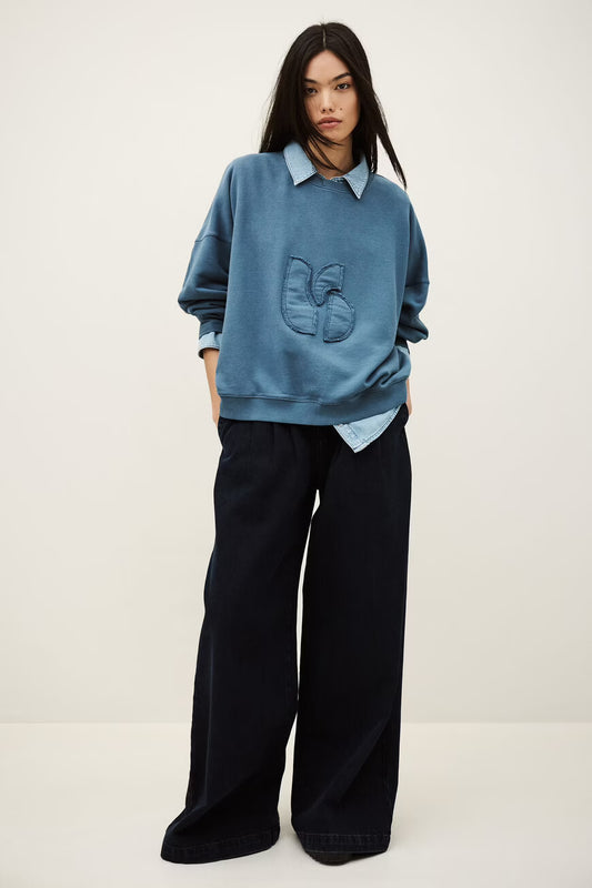 Maia Sweatshirt in Blue