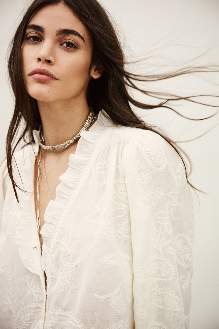 Petty Blouse in Ecru