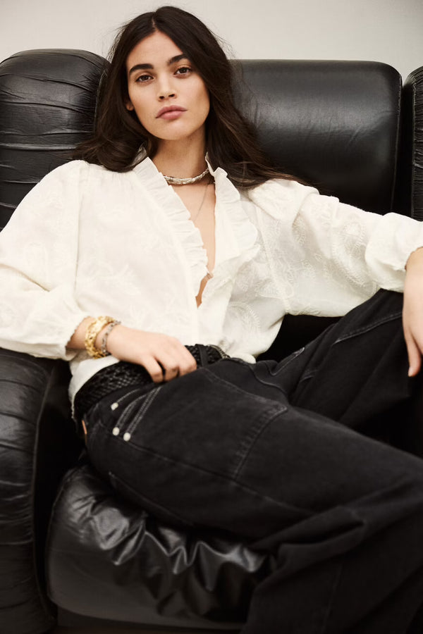 Petty Blouse in Ecru