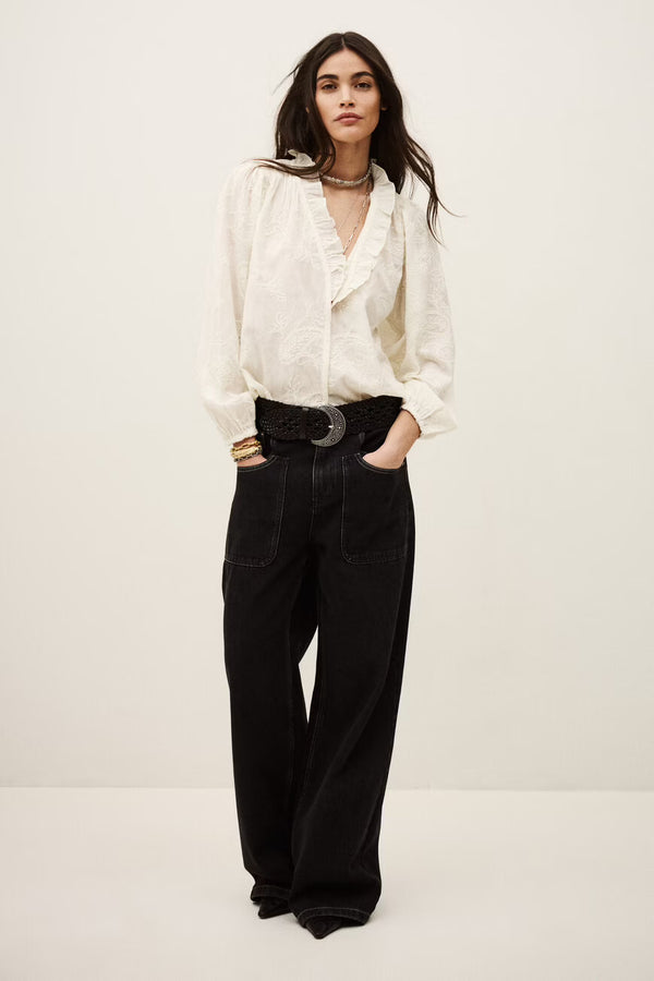 Petty Blouse in Ecru