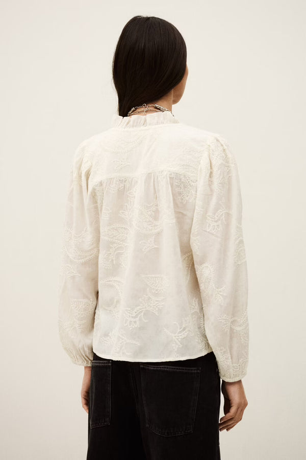 Petty Blouse in Ecru