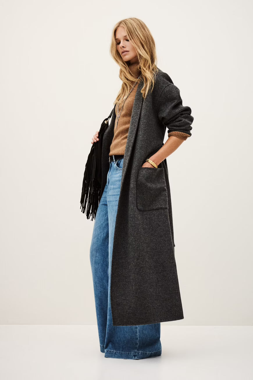 Kay Coat in Anthracite