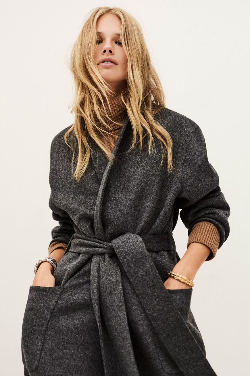 Kay Coat in Anthracite