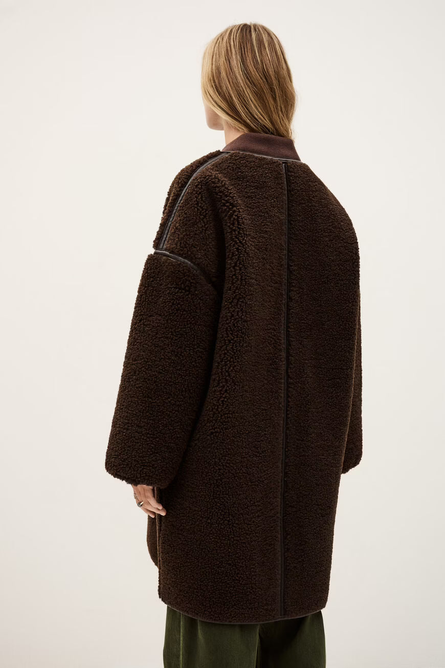 Millie Coat in Chocolate