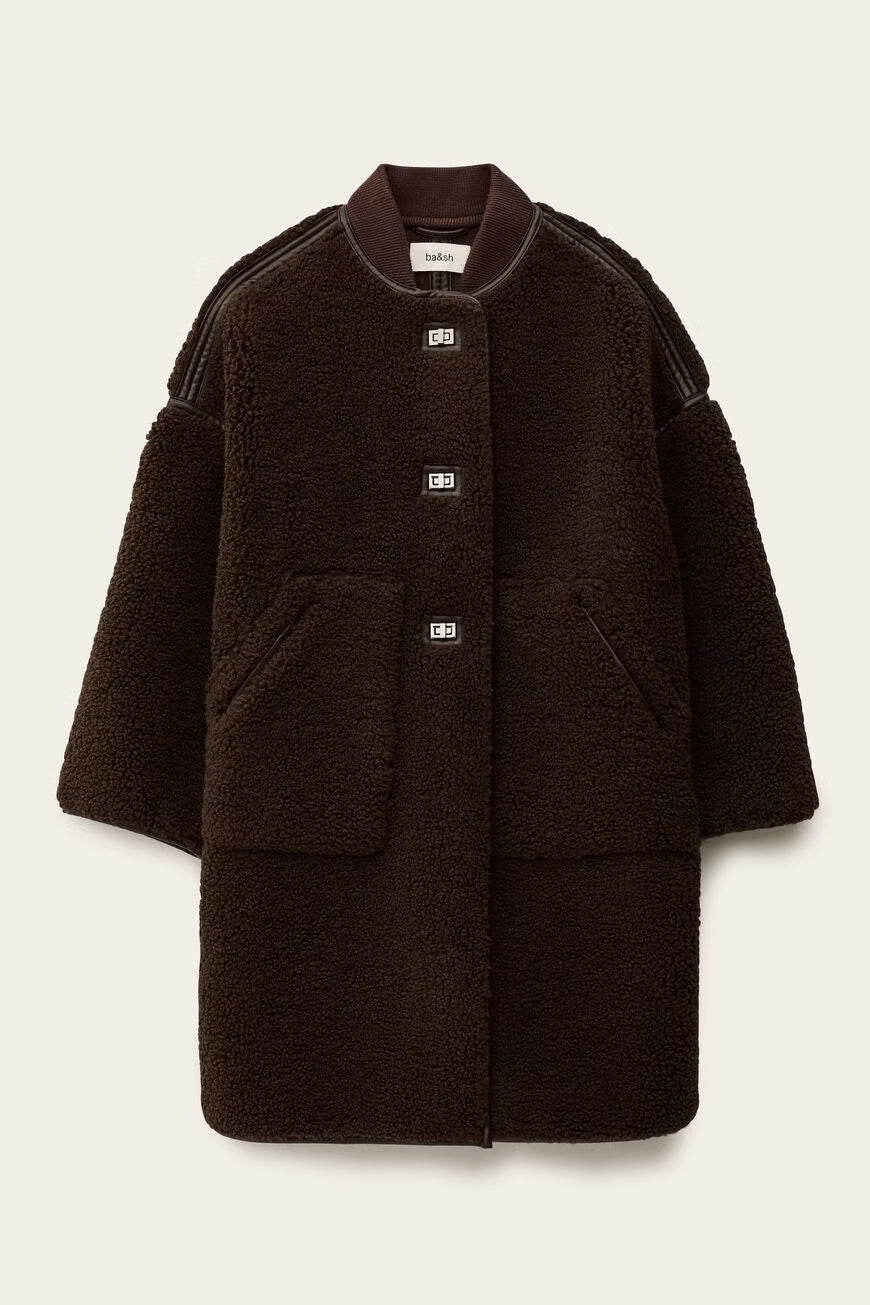 Millie Coat in Chocolate
