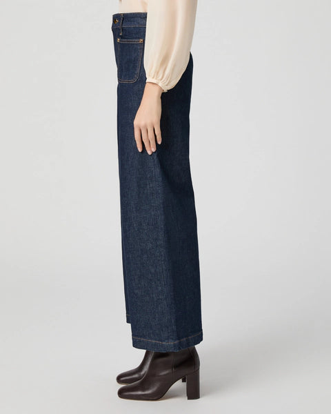 Harper Ankle Wide Leg Jean in Amora