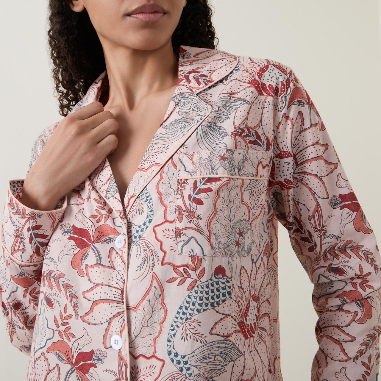 Long Pyjamas Set in Sirens Meadow