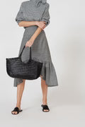 Nantuket Basket Big Bag in Black