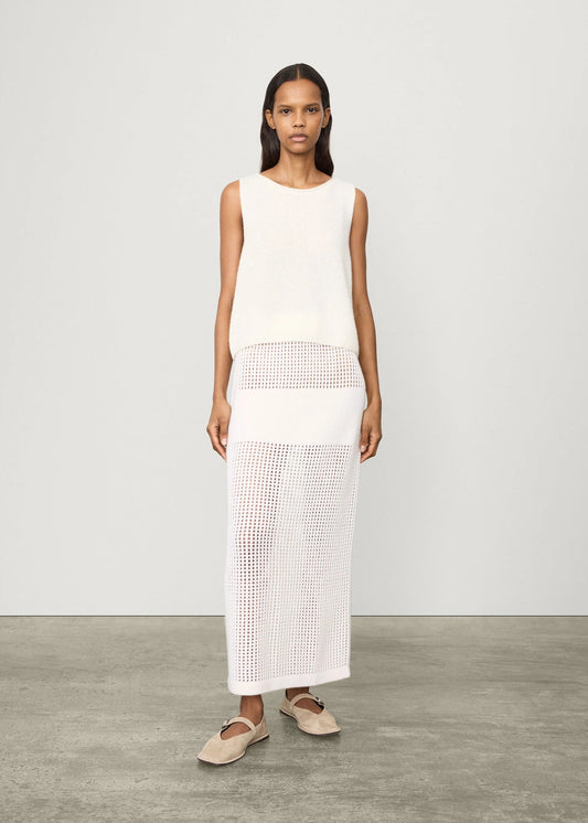 Devine Vest in Cream