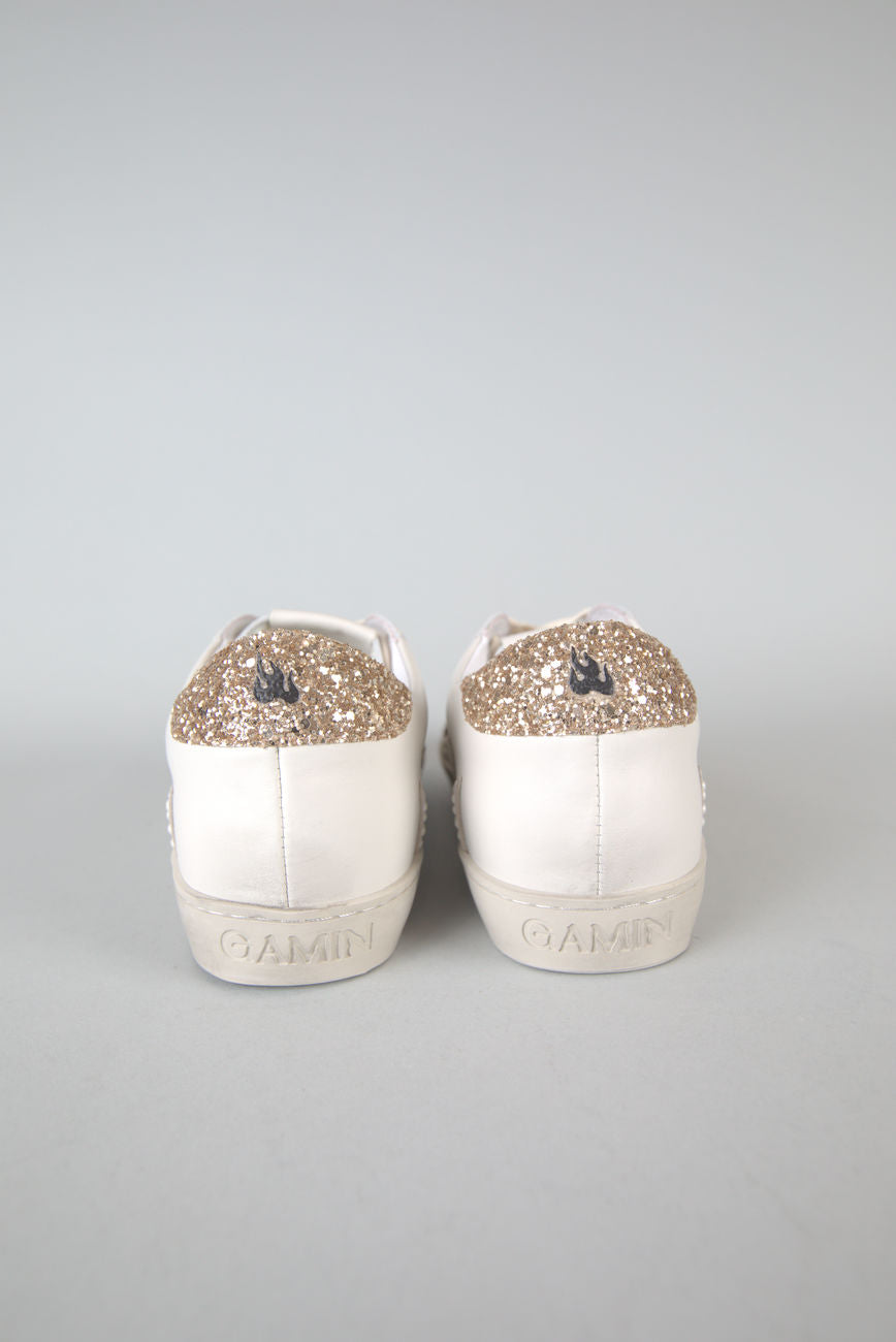 Gamin Sneakers in Blanco White