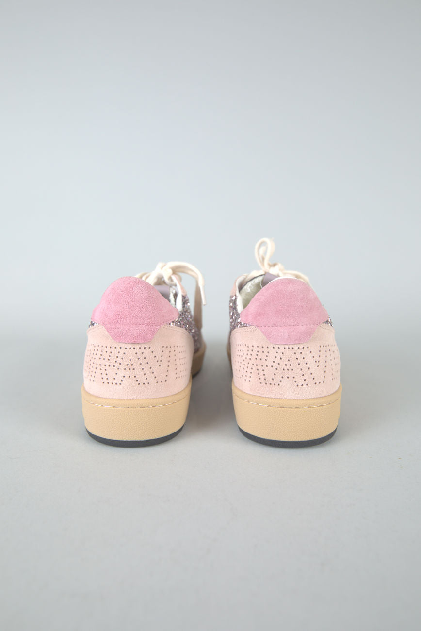 Gamin Sneakers in Glitter Pink