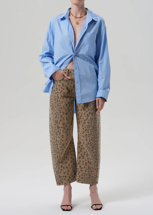 Miro Jeans in Natural Cheetah