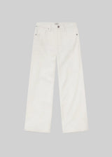 Palma Straight Clean Hem Jean in Soft White