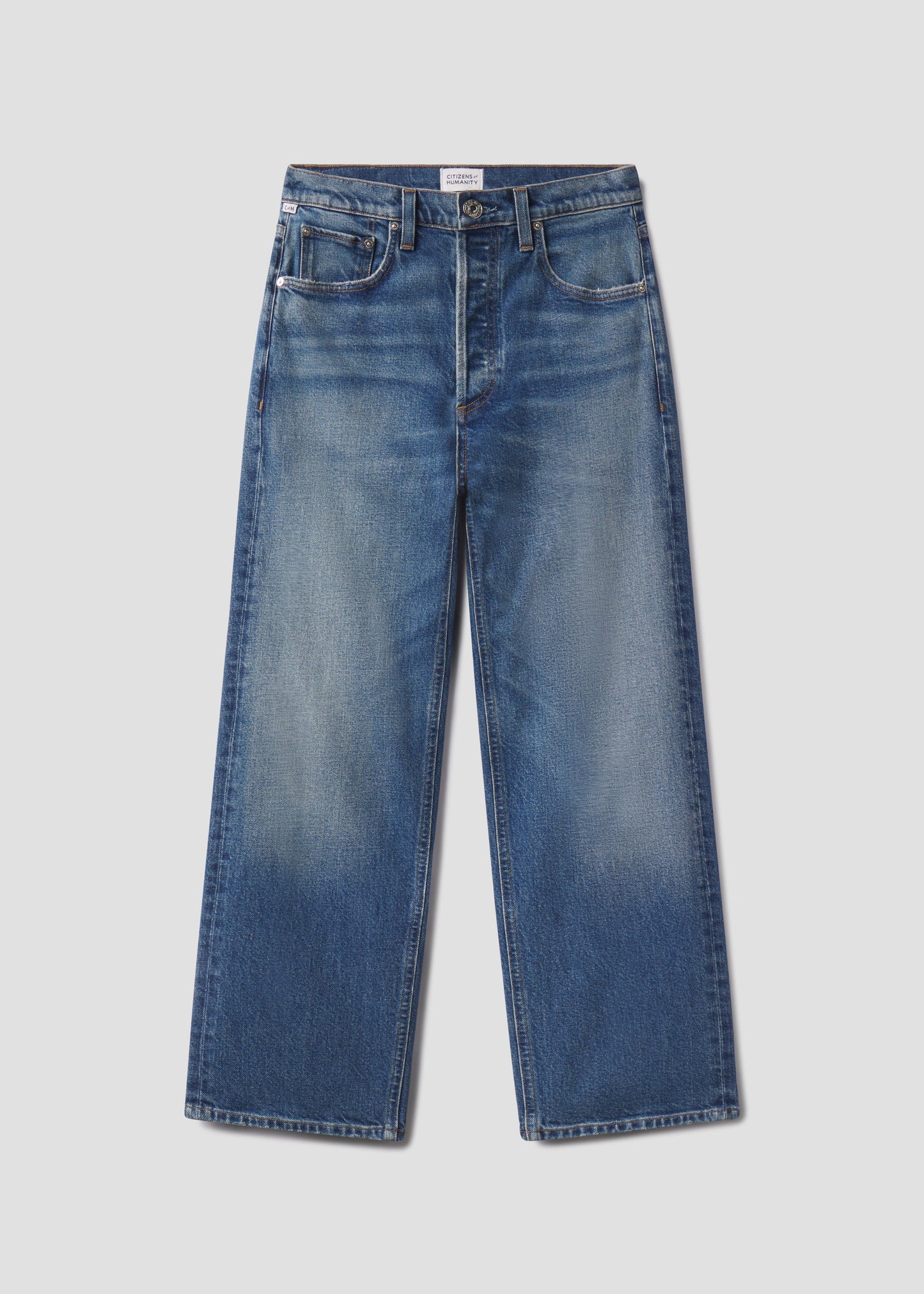 Delfina High Rise Straight Jean in Cici