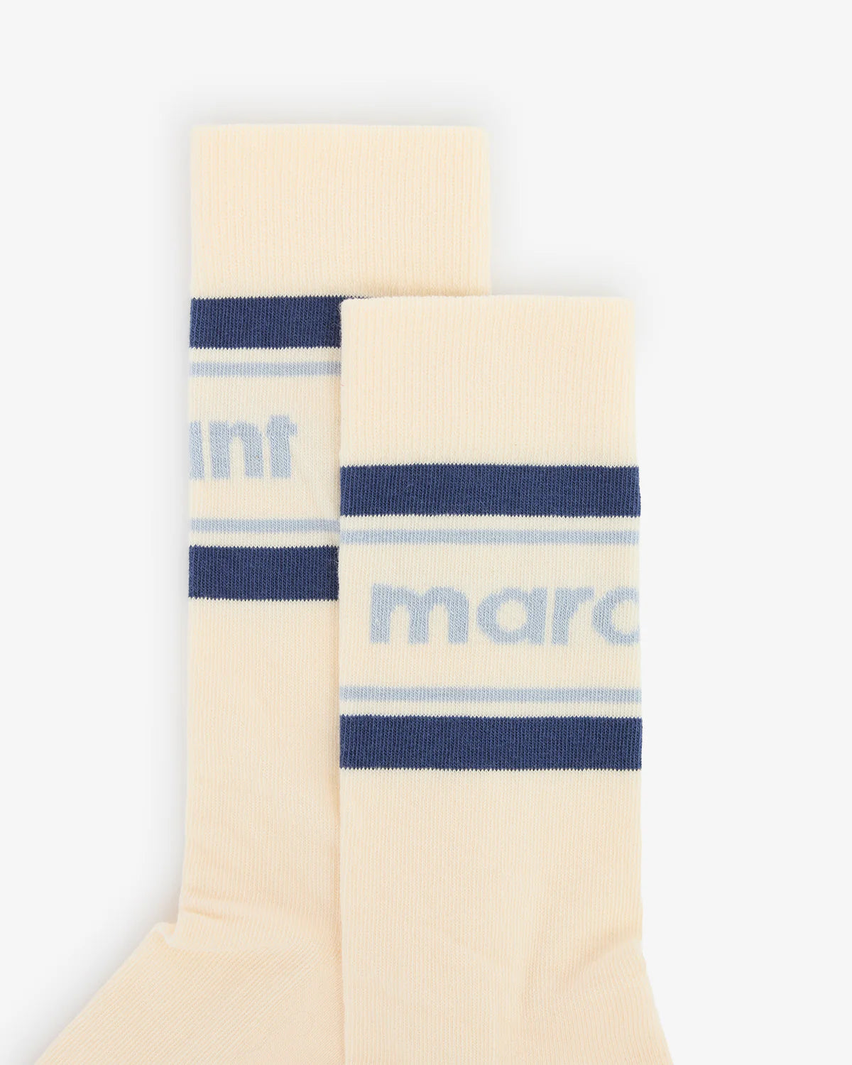 Donna Socks in Ecru Blue