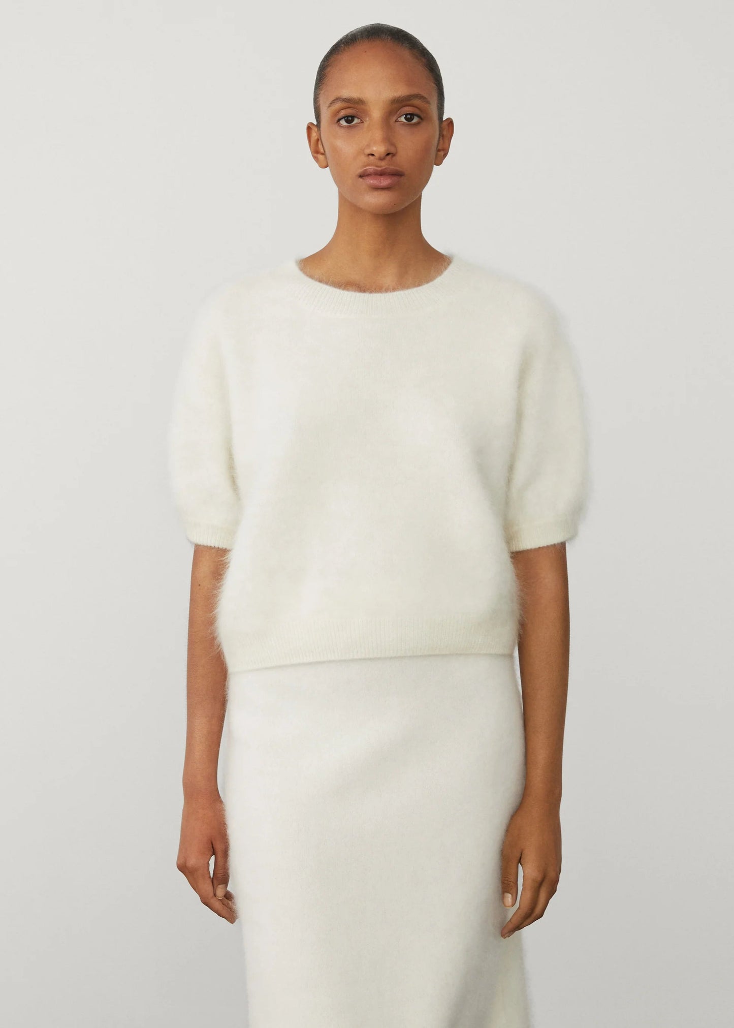 Juniper Sweater in Cream Brushed