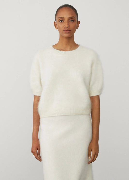 Juniper Sweater in Cream Brushed