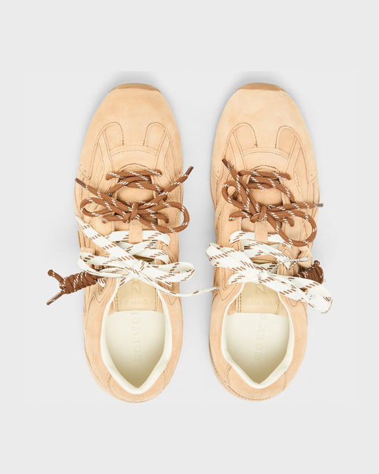 Atlas Suede Sneaker in Beige