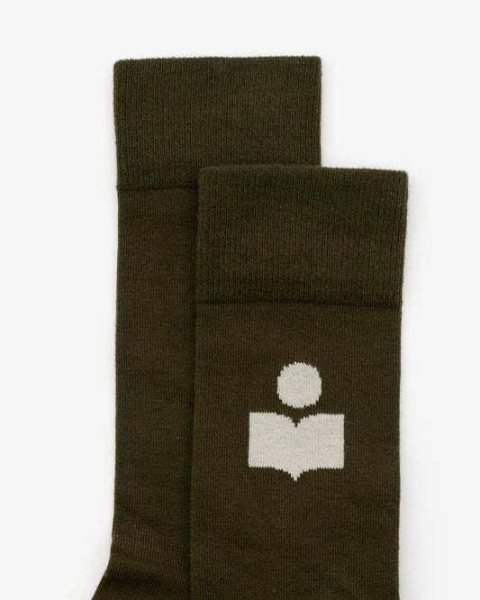 Siloki Socks in Dark Khaki