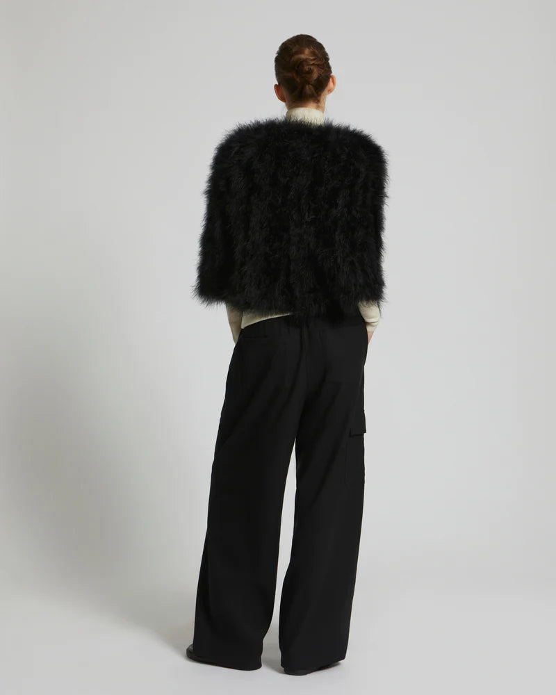 Black Feather Jacket
