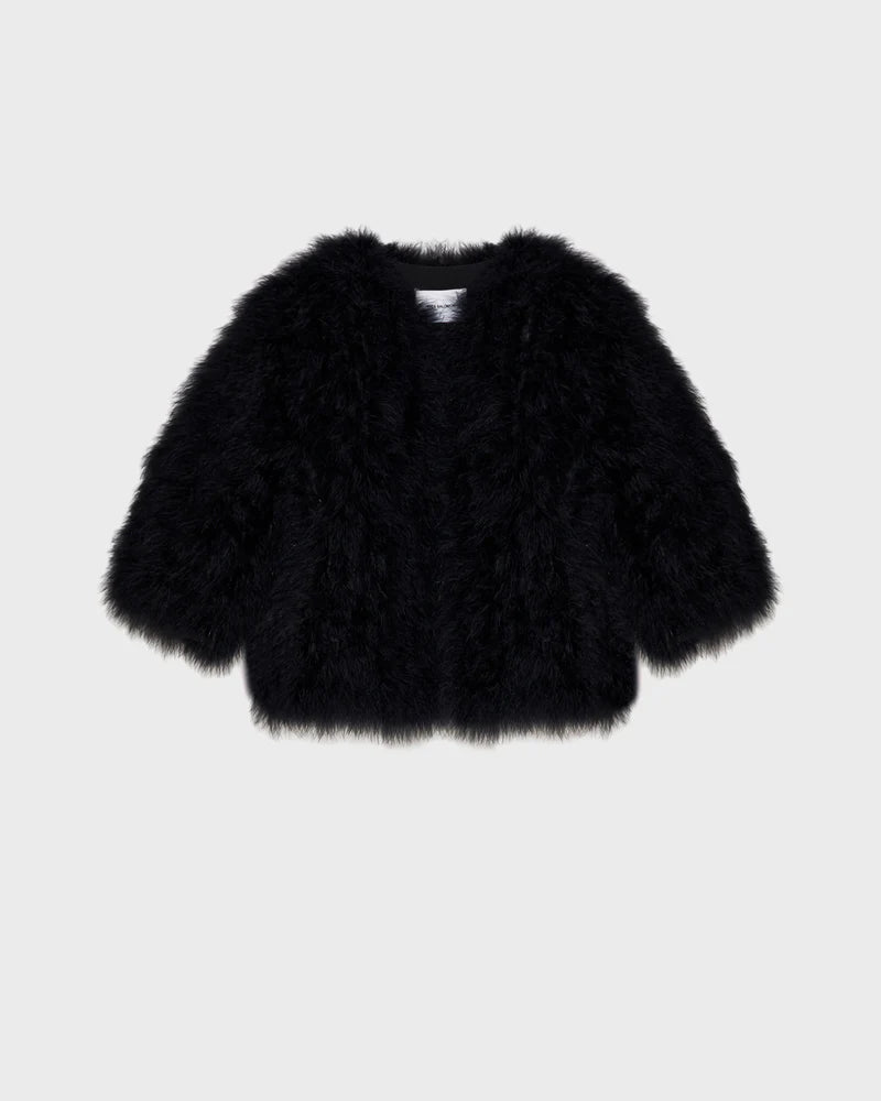 Black Feather Jacket