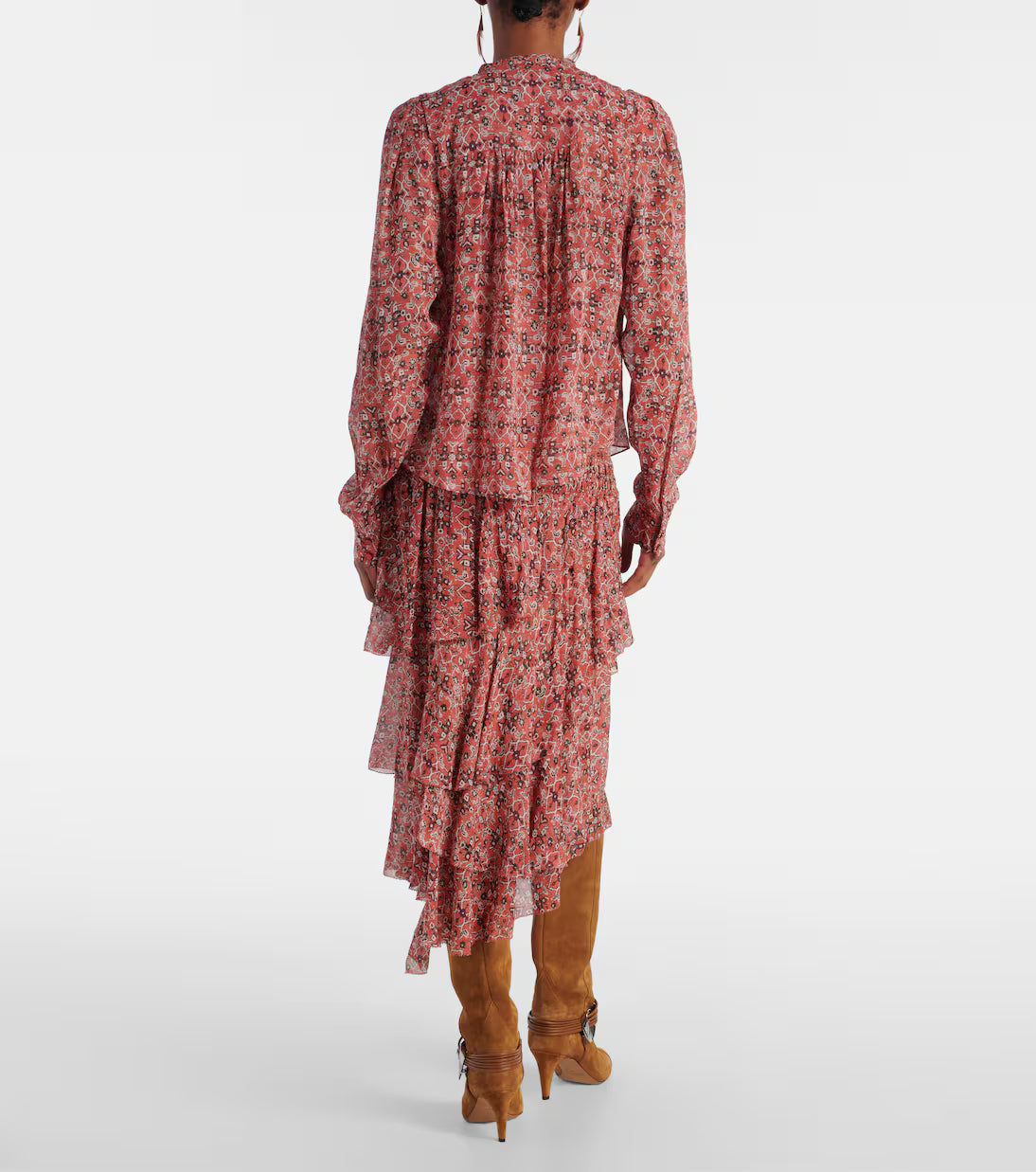 Noeline Blouse in Rust