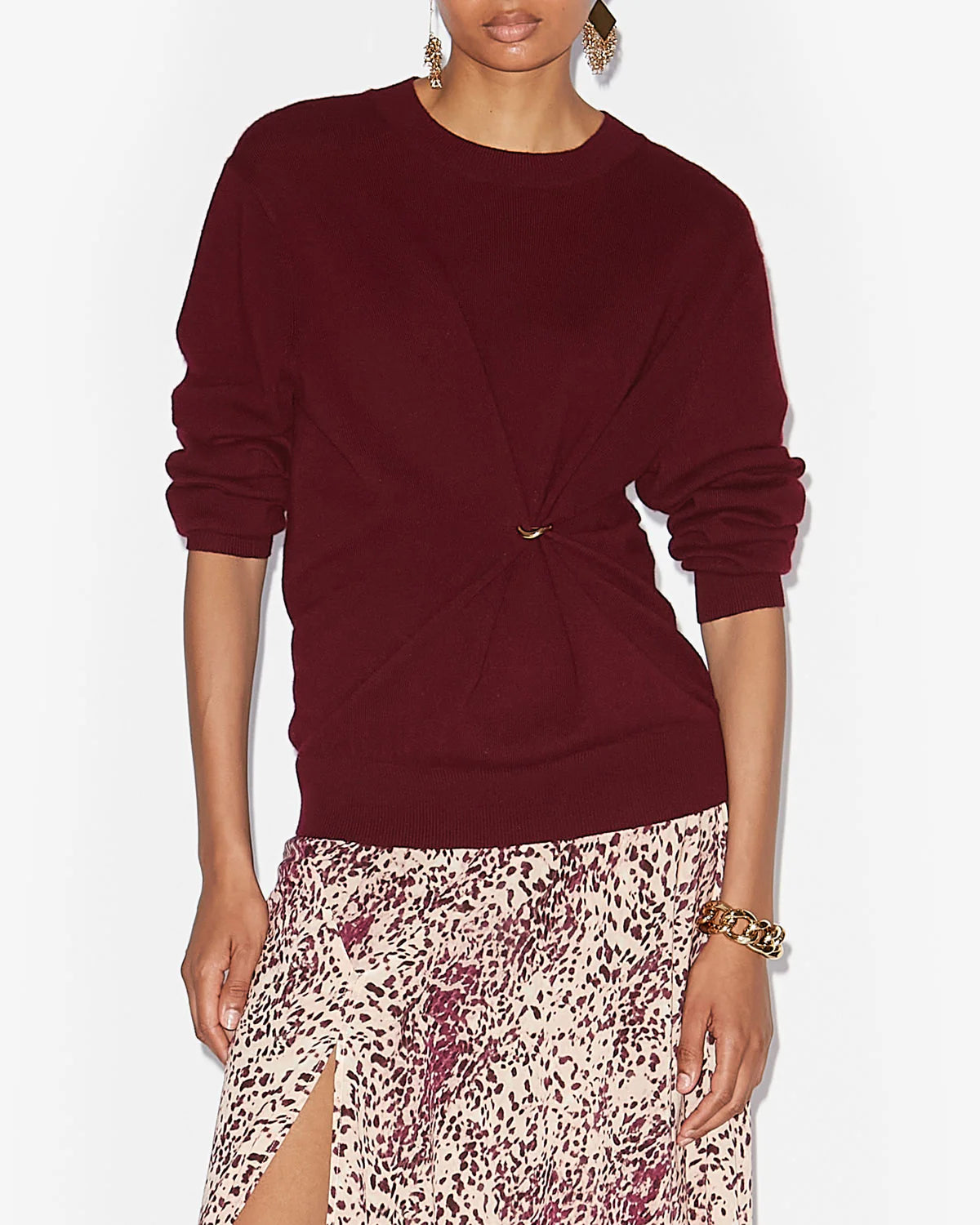 Chiraz Sweater in Burgundy